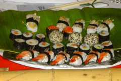 Nigiri- und Maki-Sushi